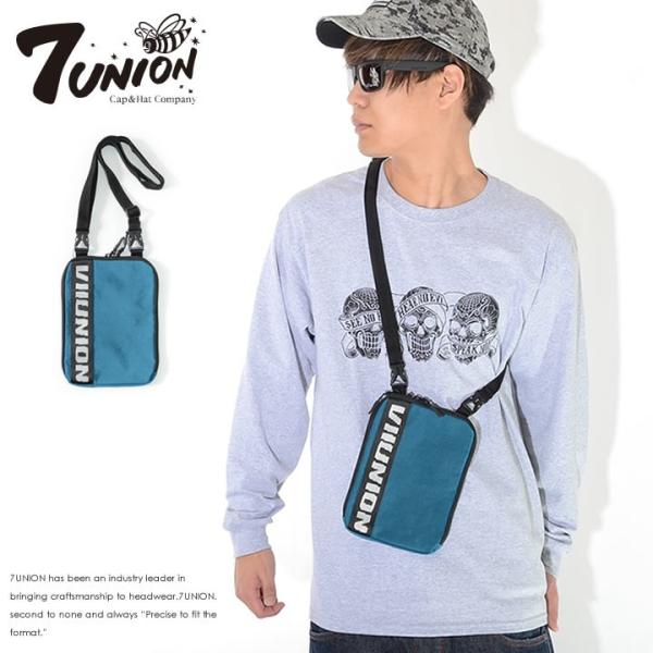 7UNION セブンユニオン ショルダーバッグ カバン 右ネームロゴ -(ISVV-902B) セー...