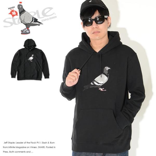 STAPLE ステイプル スウェットパーカー センターピジョンロゴ刺繍 (2108H6668/210...