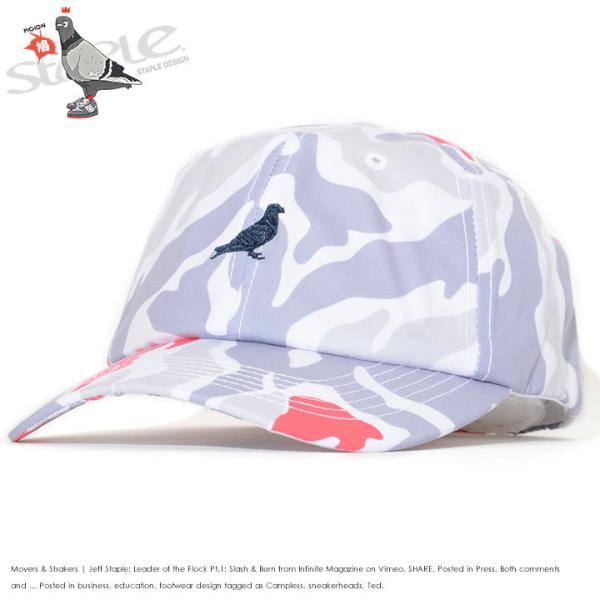 STAPLE ステイプル キャップ 帽子 ストラップバック 総柄カモ ワンポイントロゴ刺繍 (210...