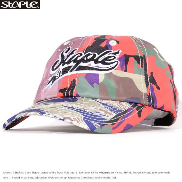 STAPLE ステイプル キャップ 帽子 スナップバック マルチカモ柄 リーグロゴ (2202X68...