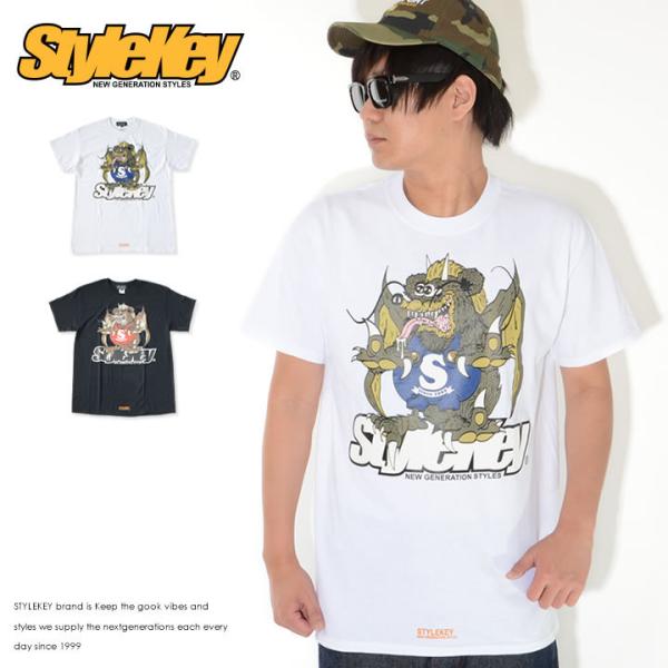 STYLEKEY スタイルキー Tシャツ 半袖 ゾンビドラゴン キャラクター セール