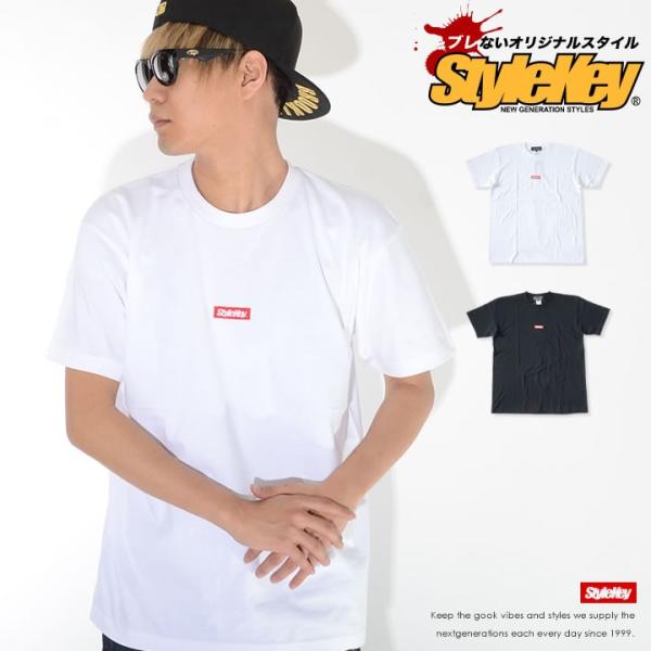 STYLEKEY スタイルキー Tシャツ 半袖 ミニボックスロゴ刺繍 セール