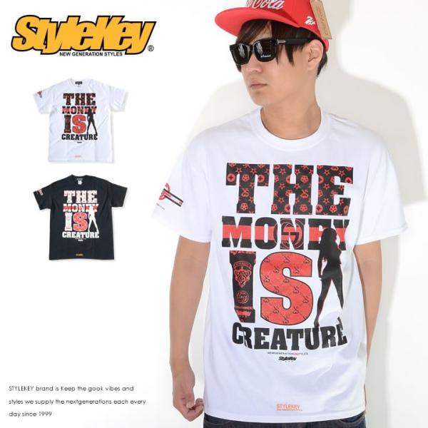 STYLEKEY スタイルキー Tシャツ 半袖 THE MONEY レディーシルエット セール