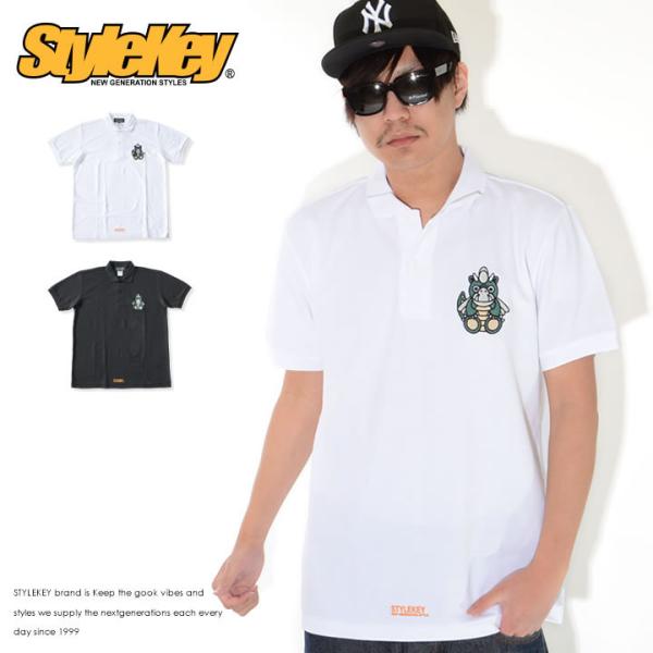 STYLEKEY スタイルキー ポロシャツ 半袖 鹿の子 DORA-CHAN ドラゴン セール