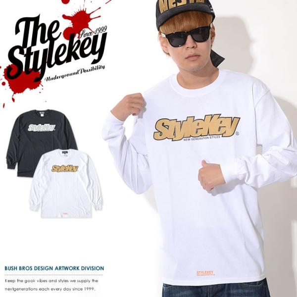 STYLEKEY スタイルキー ロンT ロングTシャツ 長袖 スマートロゴ 定番 セール
