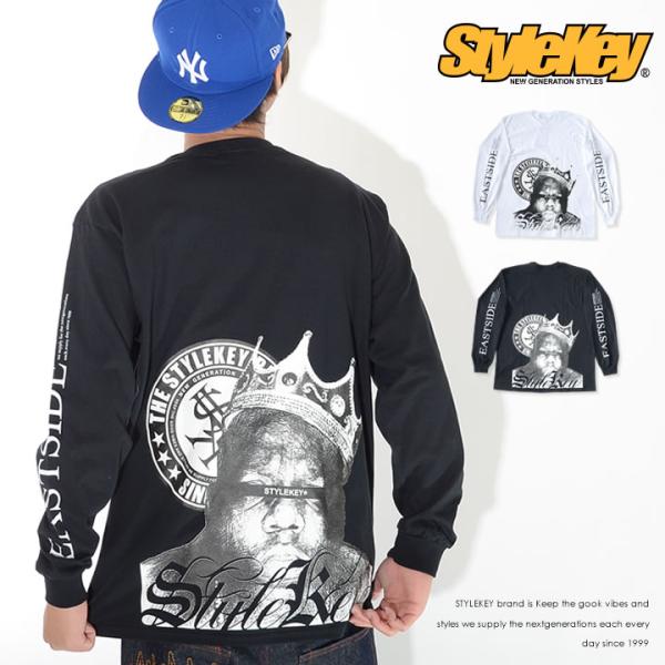 STYLEKEY スタイルキー ロンT ロングTシャツ 長袖 ミニボックスロゴ バックプリント セー...