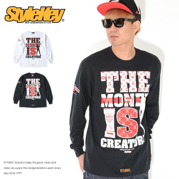 STYLEKEY スタイルキー ロンT ロングTシャツ 長袖 THE MONEY レディーシルエット...