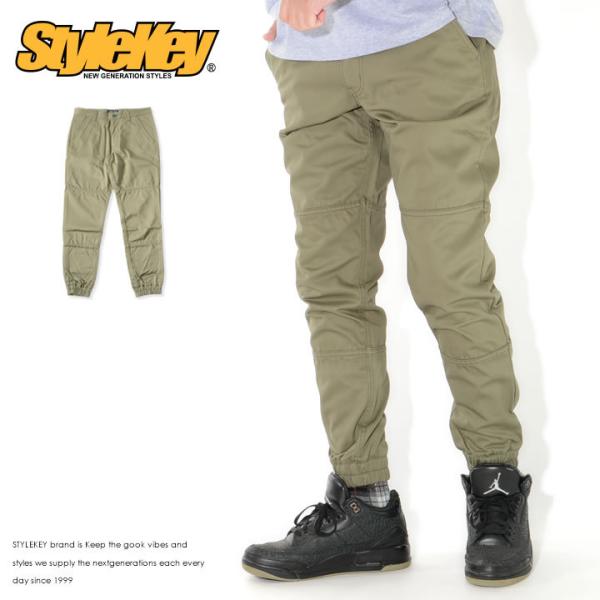 STYLEKEY スタイルキー ジョガーパンツ 切替 バックロゴ刺繍 セール