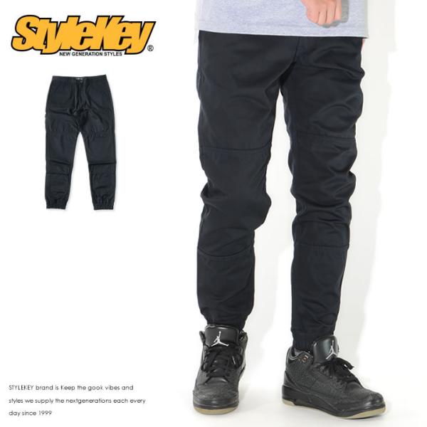 STYLEKEY スタイルキー ジョガーパンツ 切替 バックロゴ刺繍 セール