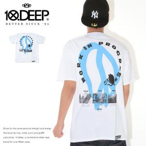 10DEEP テンディープ Tシャツ 半袖 ピースマーク キャラクター (212TD4321)｜clever