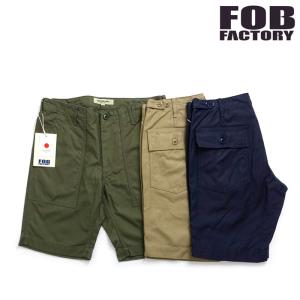 FOB FACTORY [F4170] ベイカーショーツ ショートパンツ BAKER SHORTS 日本製｜cleverwebshop