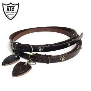 HTC エイチティーシー [HTC-FLST40-075]  ナロースタッズベルト NARROW STUDDED BELT FLOWER STONE 40 0.75" アメリカ製｜CLEVER WEB SHOP