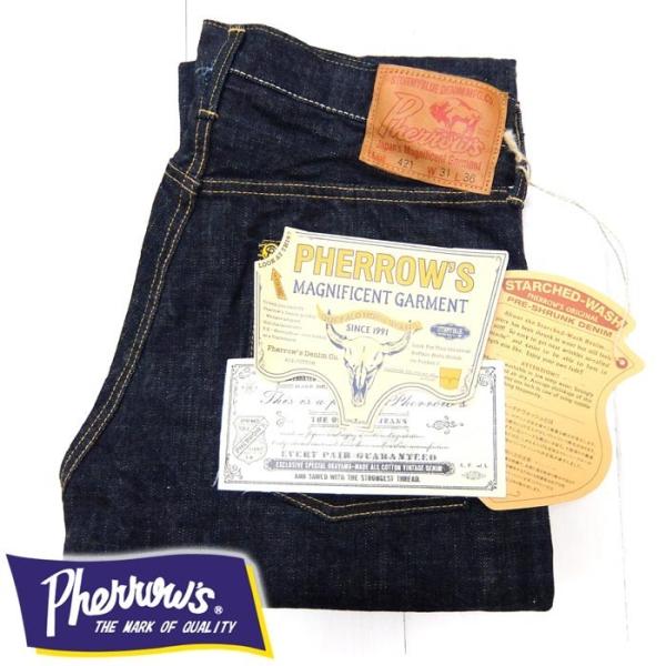 フェローズ Pherrow&apos;s [421SW] オリジナルストレートジーンズ