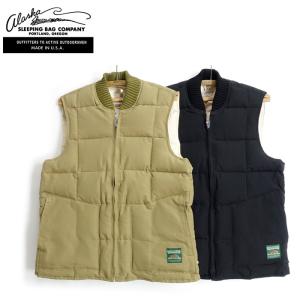 アラスカスリーピングバッグ ALASKA SLEPINGBAG [AS15005] ダウンベスト GOOSE DOWN VIKING VEST Made in USA｜cleverwebshop