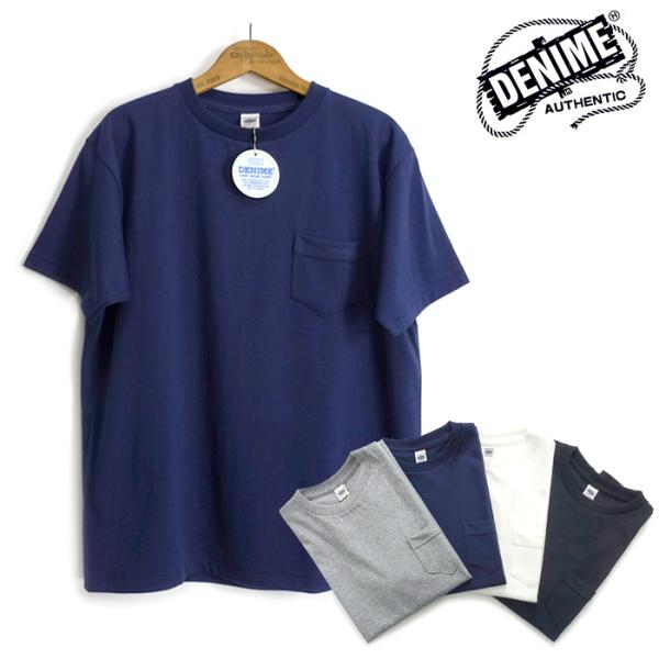 [メール便可]DENIME ドゥニーム by WAREHOUSE [263] 半袖 クルーネック ポ...
