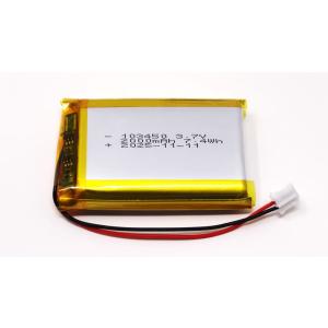 リチウムポリマー電池 リポバッテリー 3.7V 2000mAh  103450/LiPo カメラ ド...