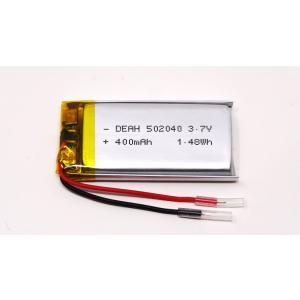 リチウムポリマー電池 リポバッテリー 3.7V 400mAh DEAH 502040/LiPo カメ...