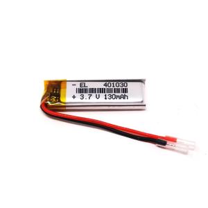 リチウムポリマー電池 リポバッテリー 3.7V 130mAh EL 401030/LiPo カメラ ドローン MP4 GPS