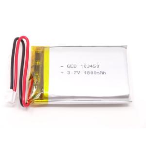 リチウムポリマー電池 リポバッテリー 3.7V 1800mAh GEB 103450/LiPo カメラ ドローン GPS PSP DVD プレステ コントローラ