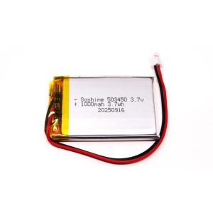 リチウムポリマー電池 リポバッテリー 3.7V 1000mAh Soshine 503450/LiP...