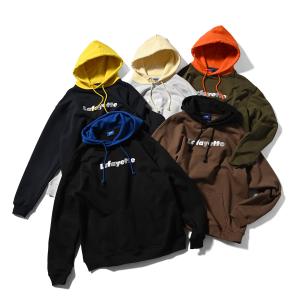 LFYT ラファイエット プルオーバーパーカー Lafayette ストリート ヒップホップ ラッパー ダンサー カジュアル ブランド Lafayette LOGO 2TONE HOODIE LE240501｜clickstarwaks