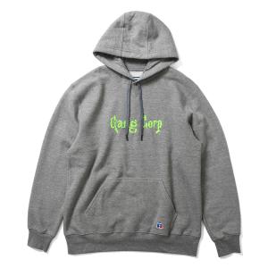 GANG CORP ギャングコーポ SLIME HOODIE プルオーバーパーカー GC21F HEATHER GRAY ヘザーグレー｜clickstarwaks