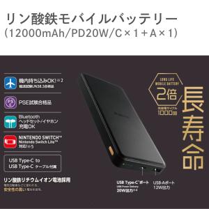 安全性の高い リン酸鉄モバイルバッテリー 12...の詳細画像1