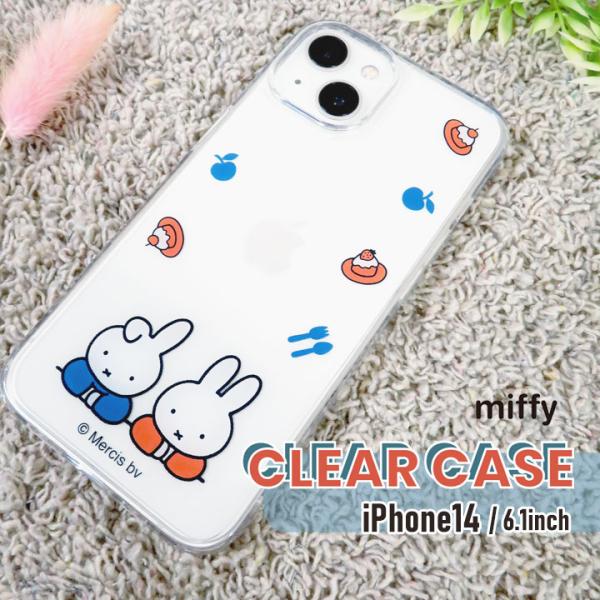 iPhone14 iPhone13 6.1インチ ミッフィー ハイブリッドケース ClearPop ...