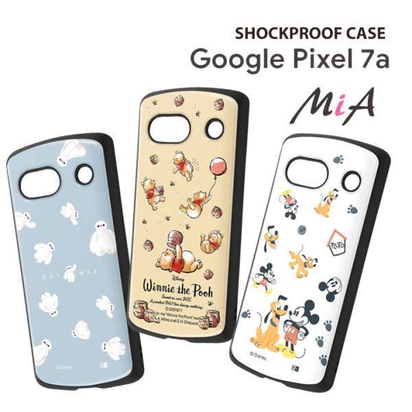GooglePixel7a ディズニー 耐衝撃ケース MiA フラワー カバー ベイマックス ミッキ...