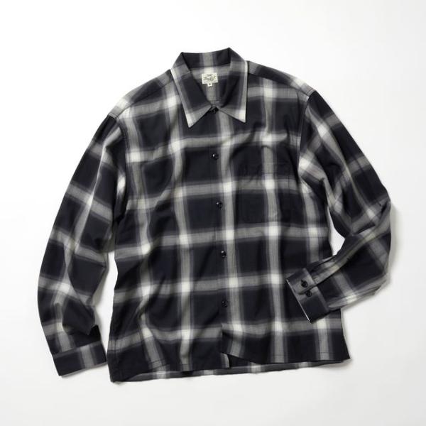 GOLD Super 140's WOOL TROPICAL OPEN SHIRT / GL2964...