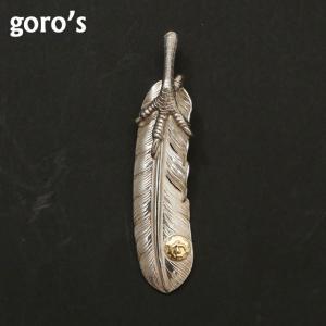 新品 ゴローズ goro's 銀爪 メタル付き 特大フェザー 左向き SILVER シルバー ペンダントトップ インディアン ジュエリー アクセサリー 270000536012 グッズ｜cliffedge