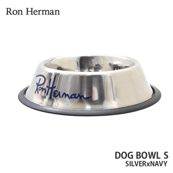 新品 ロンハーマン Ron Herman DOG BOWL S ドッグボウル SILVERxNAVY...