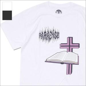 PARADISE(パラダイス) x DOVER STREET MARKET(ドーバーストリートマーケット) Black Metal Bible T-Shirt (Tシャツ) 200-007269-051 新品 (半袖Tシャツ)｜cliffedge