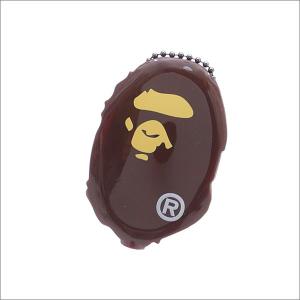 A BATHING APE (エイプ) APE HEAD COIN CASE (コインケース) BROWN 1D30-182-030 272-000158-016- 新品 (グッズ)｜cliffedge