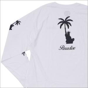 PARADIS3/PARADISE(パラダイス) Liberty Palm L/S Tee (長袖Tシャツ) WHITE 202-000867-050+ 新品 (TOPS)｜cliffedge
