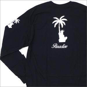 PARADIS3/PARADISE(パラダイス) Liberty Palm L/S Tee (長袖Tシャツ) BLACK 202-000867-051+ 新品 (TOPS)｜cliffedge