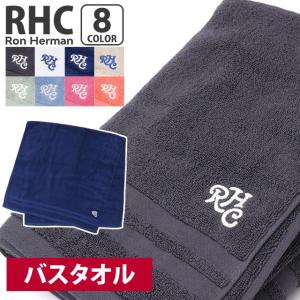 RHC Ron Herman(ロンハーマン) STORE LOGO BATH TOWEL(バスタオル) BLACK 290-004410-011 新品 (グッズ)｜cliffedge