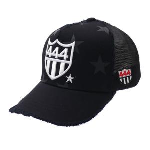 ヨシノリコタケ YOSHINORI KOTAKE PU CAMO 444LOGO STAR MESH CAP キャップ BLACK ブラック 黒 メンズ 新品 251001287011 (ヘッドウェア)｜cliffedge