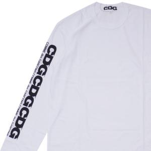 シーディージー CDG コムデギャルソン COMME des GARCONS CDG LS TEE 長袖Tシャツ WHITE ホワイト 白 メンズ 新品 202000967060 TOPS｜cliffedge