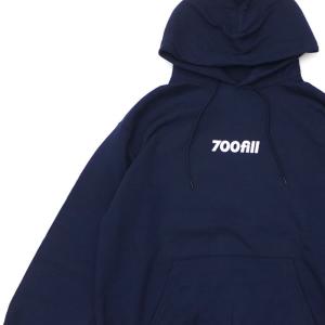 セブンハンドレッドフィル 700fill Logo Embroidered Payment Logo Hoodie スウェットパーカー NAVY ネイビー 紺 メンズ 新品 211000595057 SWT/HOODY｜cliffedge