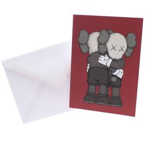 MoMA Design Store x カウズ KAWS ホリデーカード&封筒セット RED レッド 赤 メンズ 新品 290004848013 グッズ｜cliffedge