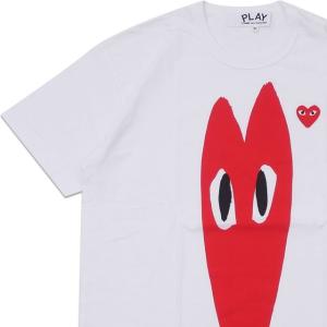 プレイ コムデギャルソン PLAY COMME des GARCONS MEN'S TALL RED HEART TEE Tシャツ WHITE ホワイト 白 メンズ 新品 200008083060 半袖Tシャツ｜cliffedge