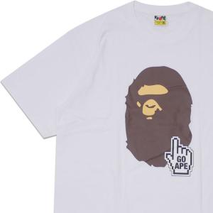 エイプ A BATHING APE BAPE ONLINE TEE Tシャツ WHITE ホワイト 白 メンズ 新品 1E75110082 200008125070 半袖Tシャツ｜cliffedge