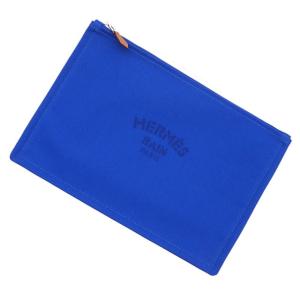 新品 エルメス HERMES YACHTING GM FLAT PORCH クラッチバッグ ポーチ BLEU SMALT メンズ レディース 288001195019 グッズ｜cliffedge