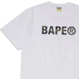 新品 エイプ A BATHING APE 1ST CAMO ASNKA TEE Tシャツ WHITExGREEN ホワイト 白 メンズ 1F20110104 200008282060 半袖Tシャツ｜cliffedge