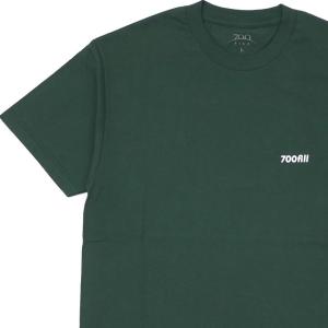 【数量限定特別価格】 新品 セブンハンドレッドフィル 700fill Small Payment Logo Tee FOREST GREEN 700フィル 200008286055｜cliffedge