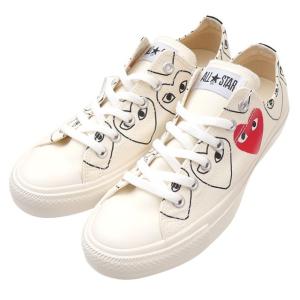 新品 プレイ コムデギャルソン PLAY COMME des GARCONS x コンバース CONVERSE ALL STAR OX PCDG WHITE ホワイト 白 291002701180 フットウェア