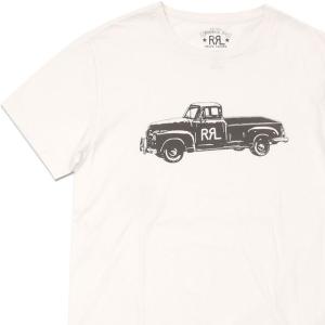 新品 ダブルアールエル Double RL TRUCK GRAPHIC TEE Tシャツ WHITE ホワイト 白 RALPH LAUREN ラルフローレン RRL 200008786040 半袖Tシャツ｜cliffedge