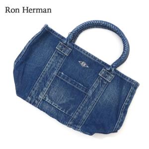 新品 ロンハーマン Ron Herman Damage Denim Tote Bag S トートバッグ