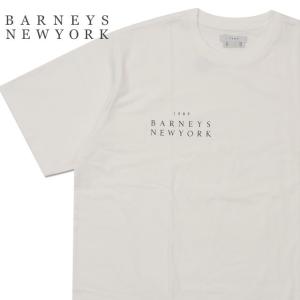 新品 ナインティーン・エイティーナイン 1989 x バーニーズ ニューヨーク BARNEYS NEWYORK LOGO T-SHIRT Tシャツ NATURAL ナチュラル 200008887050 半袖Tシャツ｜cliffedge